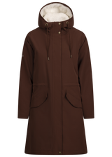 Tresspass VAILSOM - FEMALE RAINWEAR JACKET - CHESTNUT
