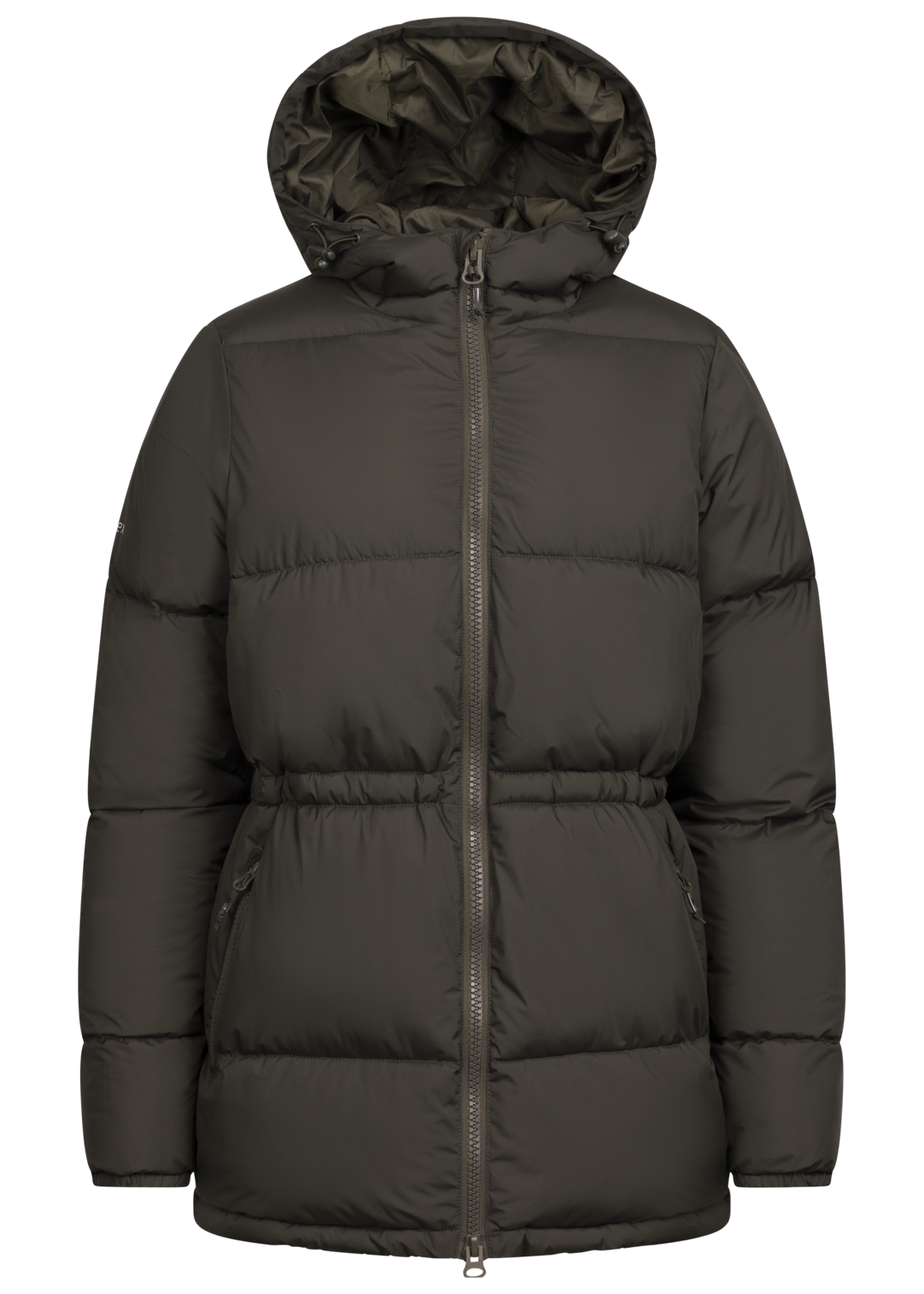 Tresspass PINCHI - FEMALE RAINWEAR JACKET - DARK VINE