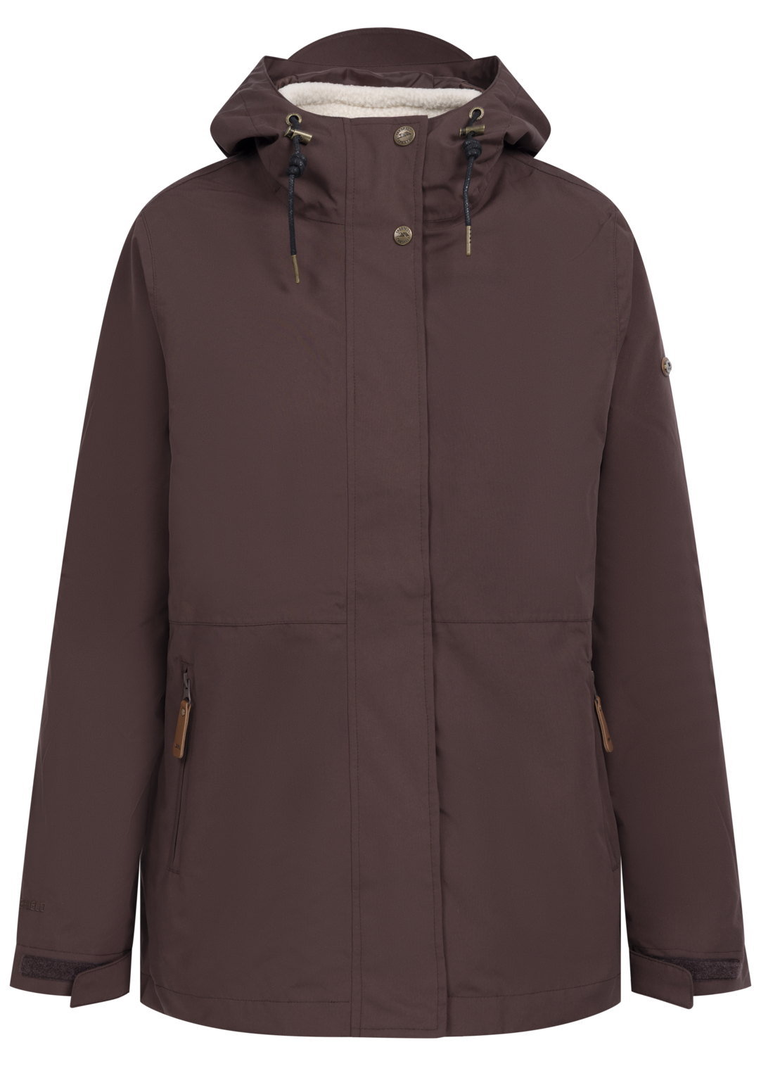 Tresspass KAMILA - FEMALE 3 IN 1 RAIN JKT - MOCHA