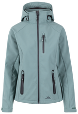 Tresspass BELA II - FEMALE SOFTSHELL JKT - TEAL MIST