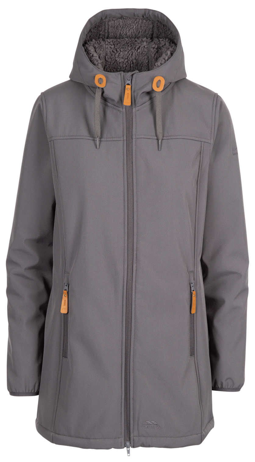 Tresspass KRISTEN - FEMALE SOFTSHELL JKT - CARBON