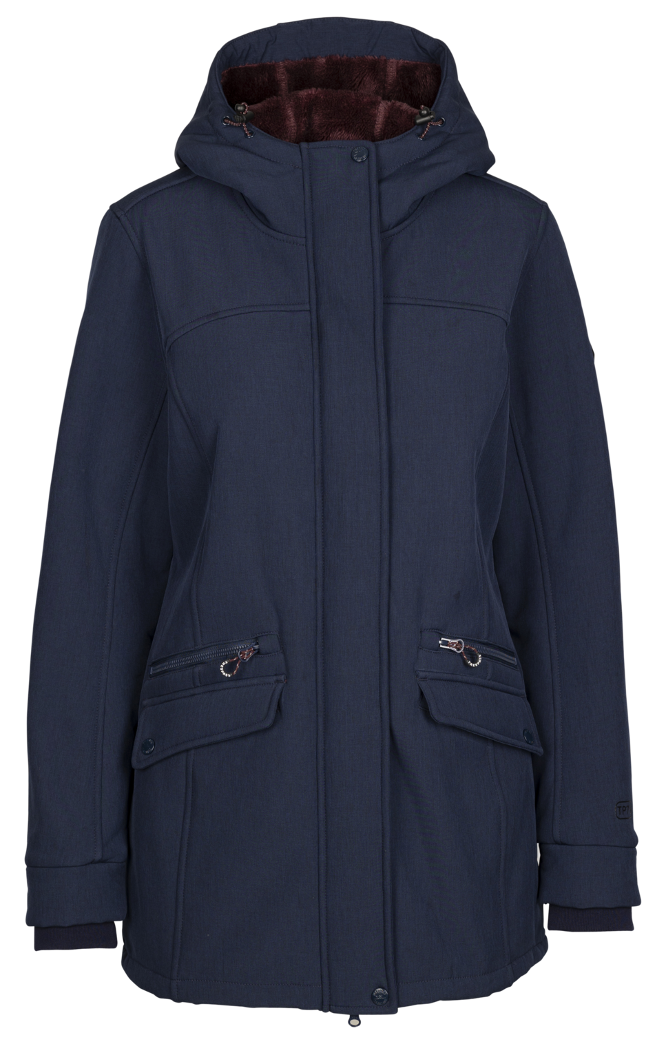 Tresspass ANZA - FEMALE SOFTSHELL JKT - NAVY MARL
