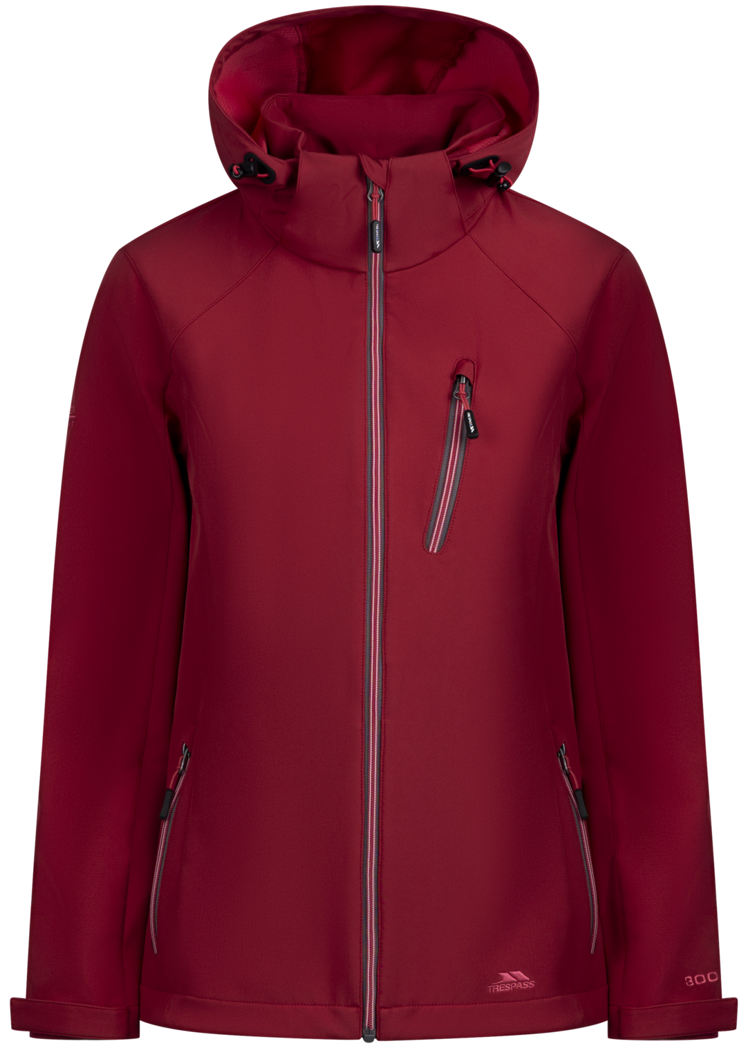 Tresspass PERSEPHONE - FEMALE SOFTSHELL JACKET - CLARET