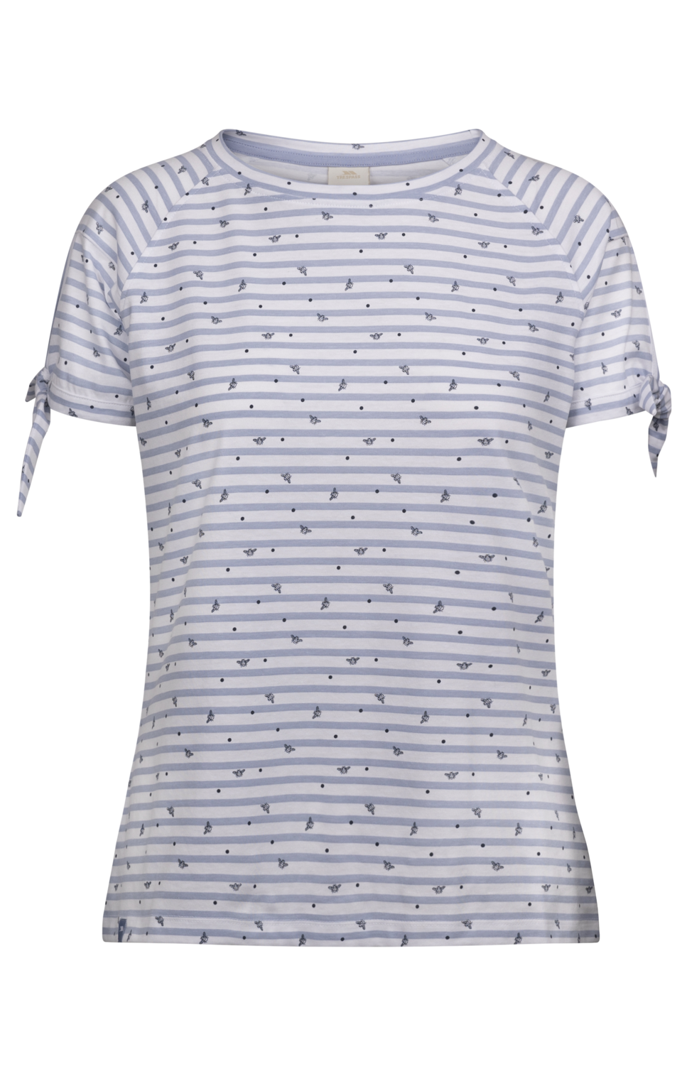 Tresspass PENELOPE - FEMALE TOP - COOL BLUE STRIPE BEE PRINT