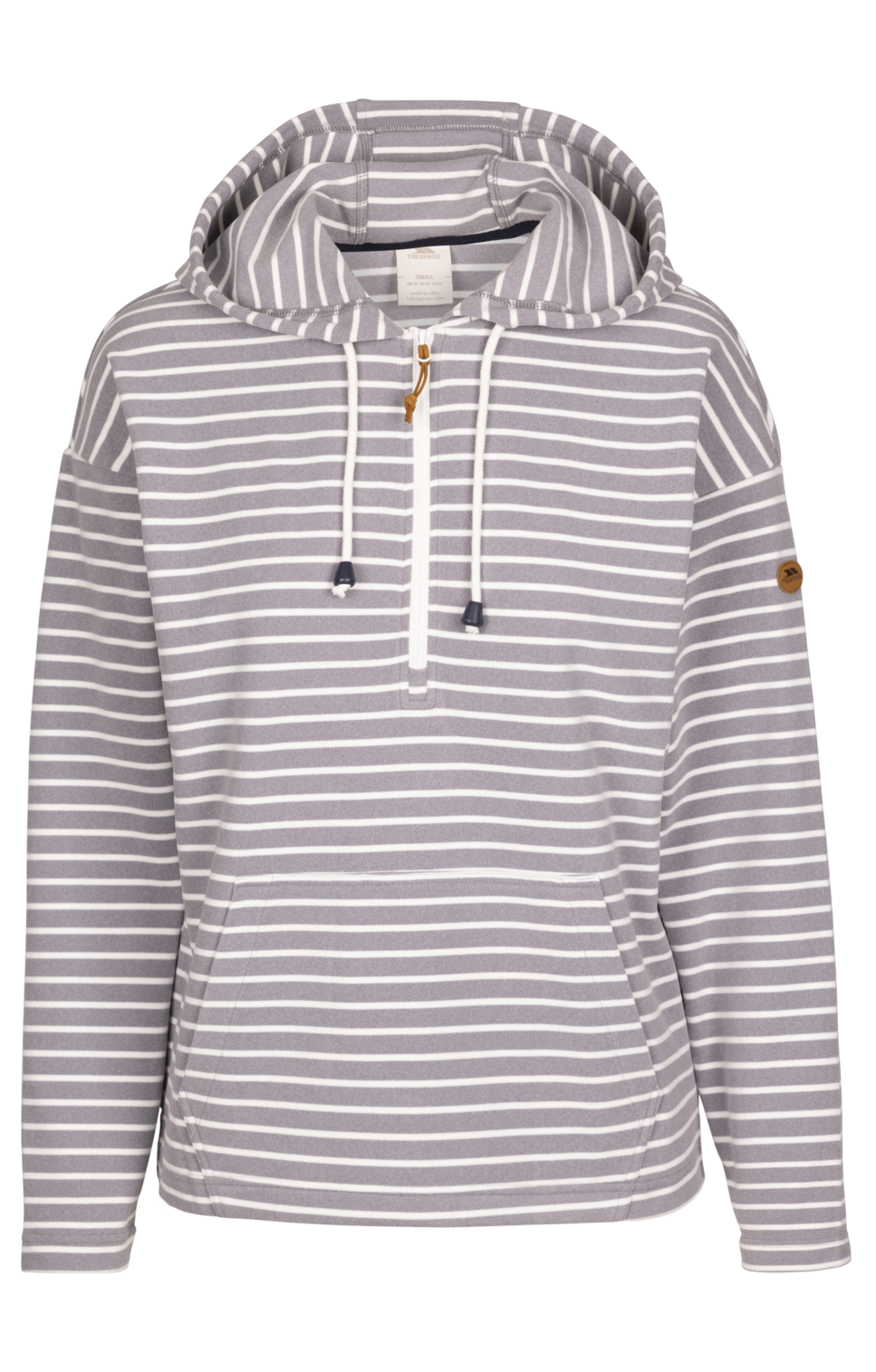 Tresspass SOFTLY - FEMALE CASUAL HOODIE - PLATINUM