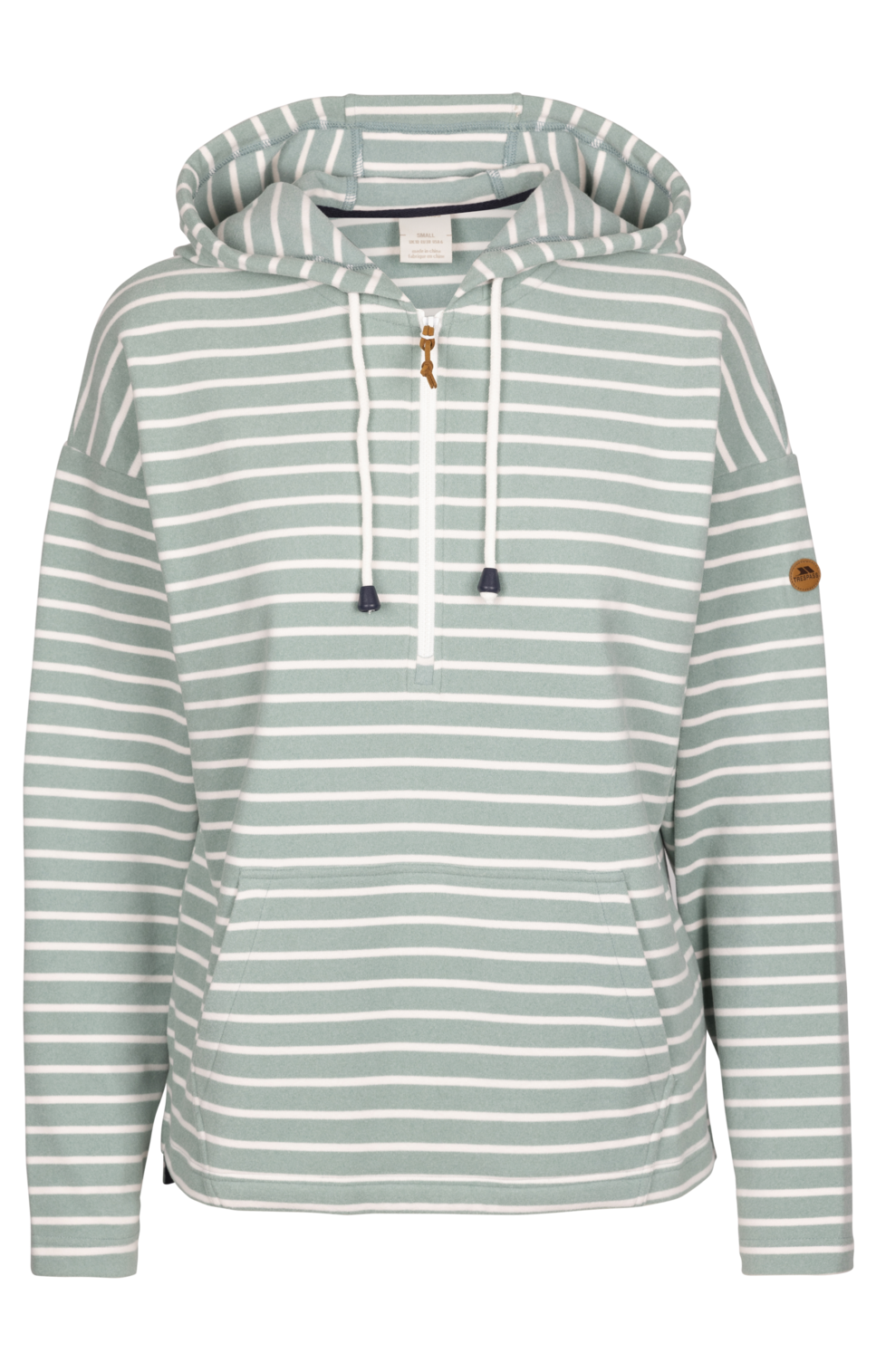 Tresspass SOFTLY - FEMALE CASUAL HOODIE - TEAL MIST