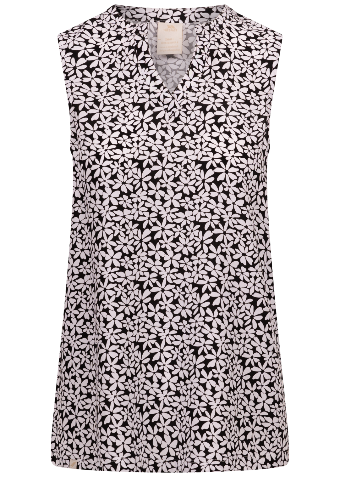 Tresspass KAYLYN - FEMALE CASUAL TOP - BLACK PRINT