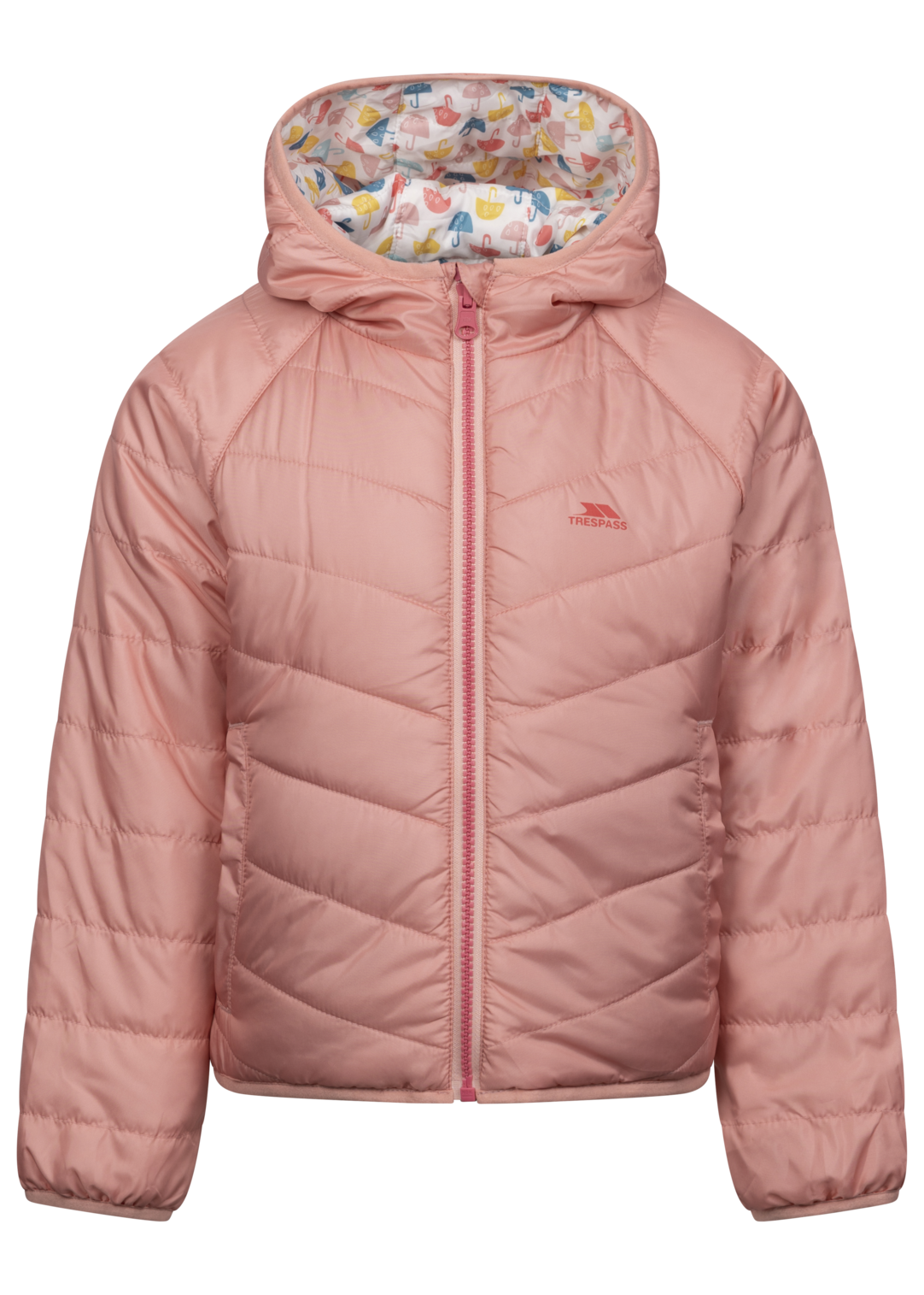Tresspass DESSIE - FEMALE REVERSIBLE CASUAL JACKET - MID ROSE