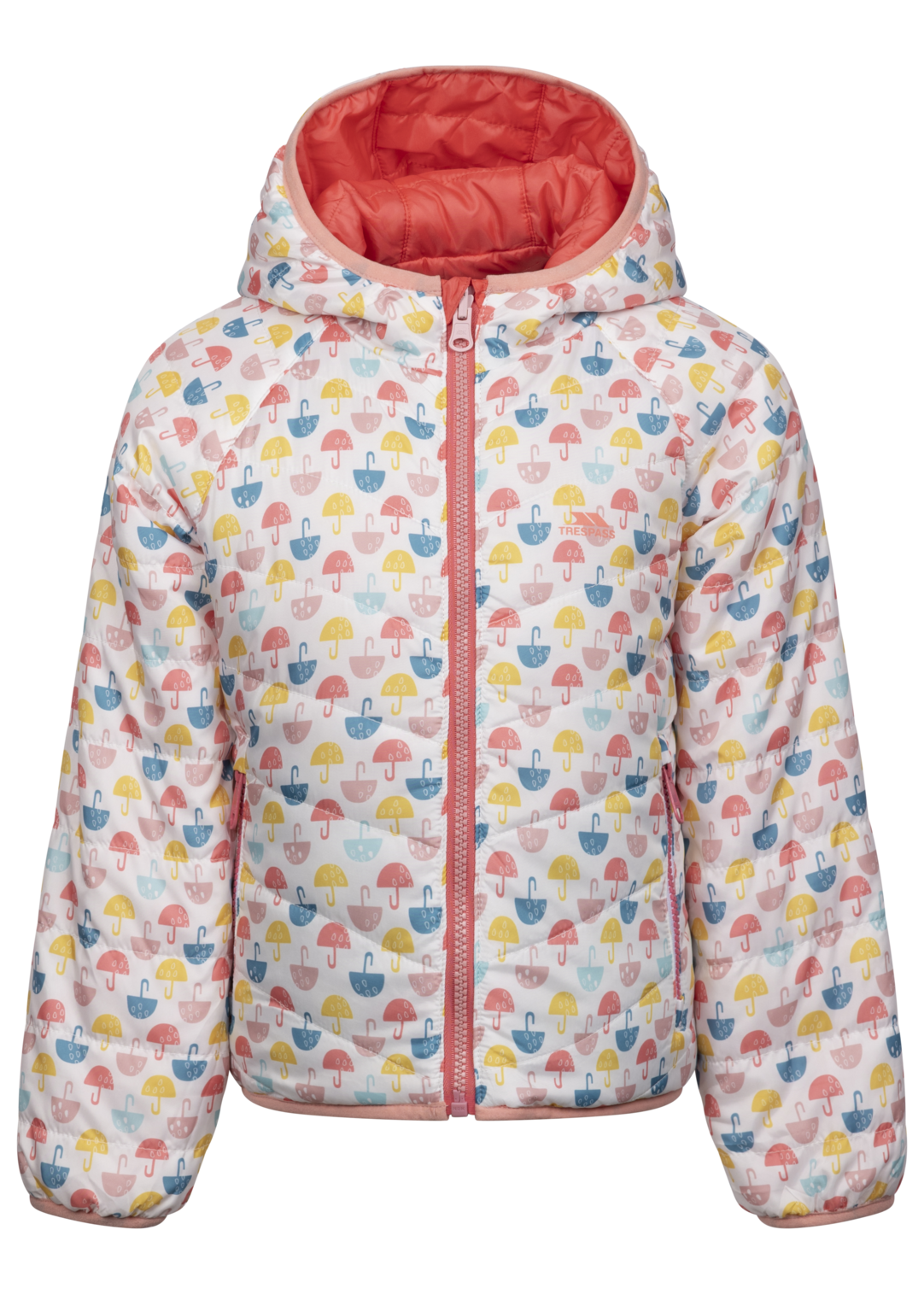 Tresspass DESSIE - FEMALE REVERSIBLE CASUAL JACKET - SOFT ORANGE