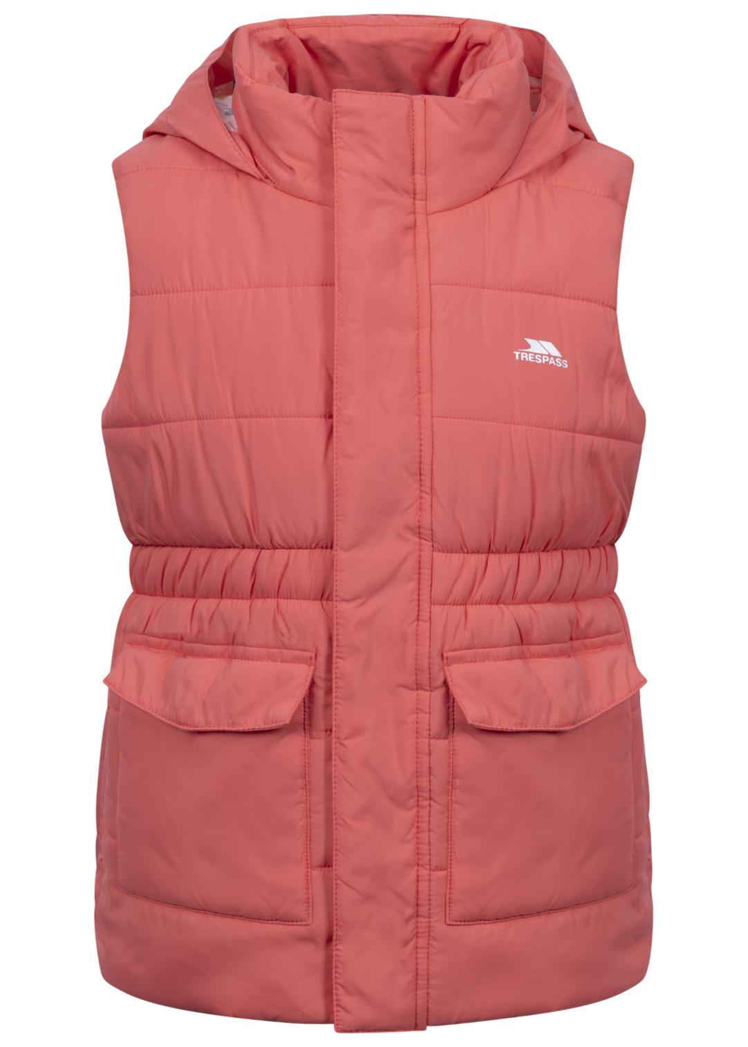 Tresspass CASSTER - FEMALE CASUAL GILET - SOFT ORANGE
