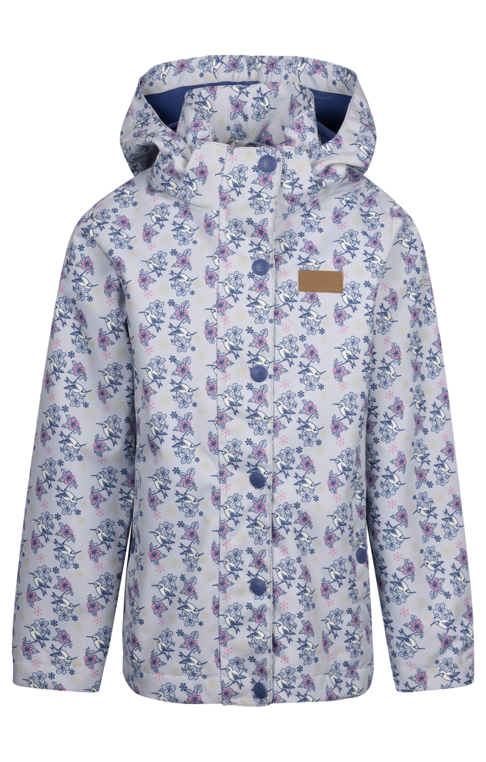 Tresspass DRIPPY - FEMALE RAIN JACKET TP50 - GREY SKIES