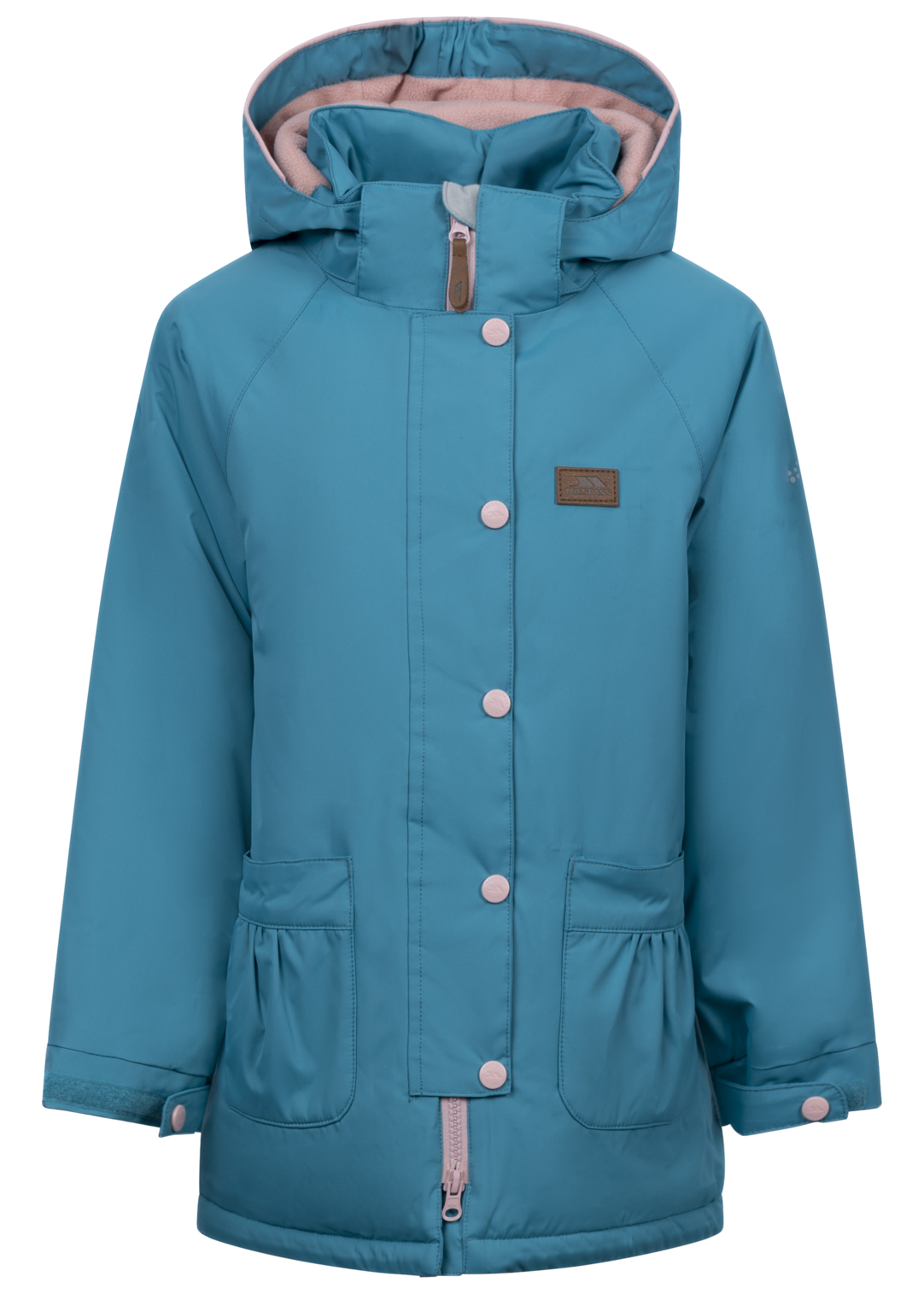 Tresspass ROSELETTIE - FEMALE RAIN JACKET - LIGHT TEAL