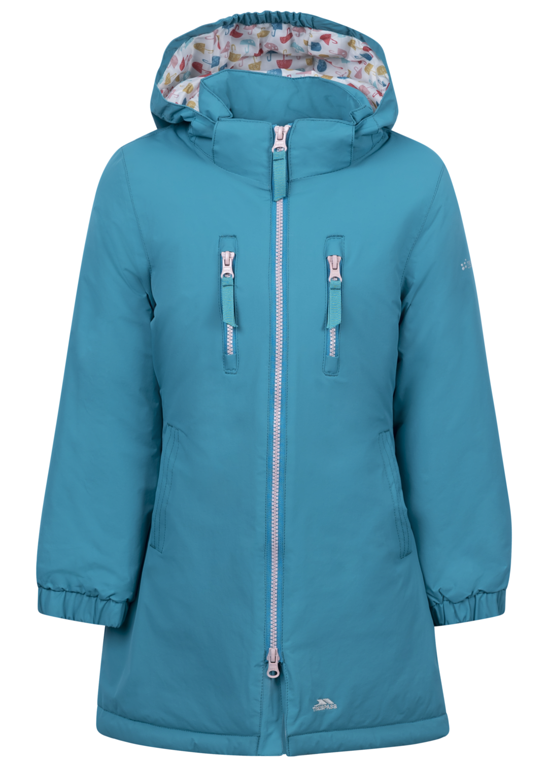 Tresspass MARYBANK - FEMALE RAIN JACKET - LIGHT TEAL