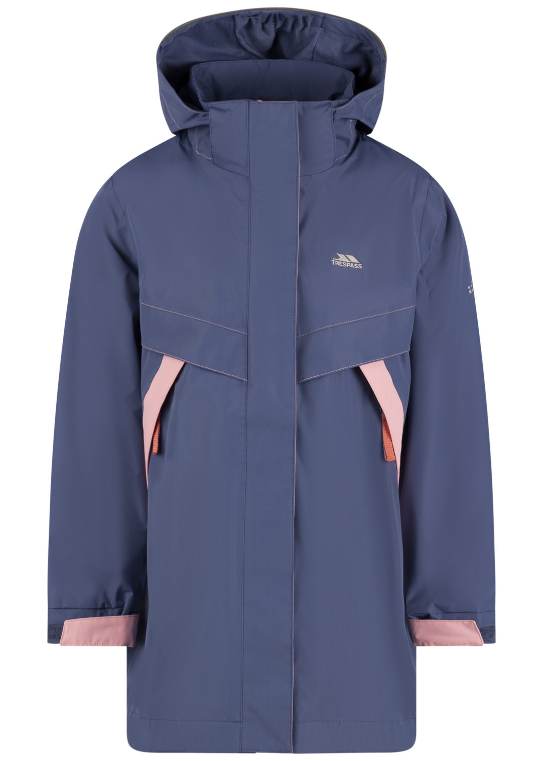 Tresspass BRONIA - FEMALE RAIN JACKET - BLUETONE
