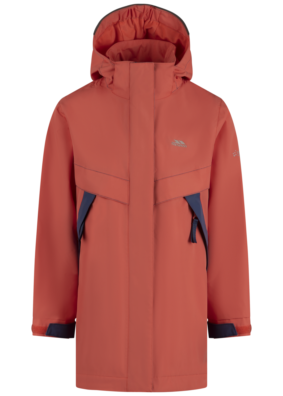Tresspass BRONIA - FEMALE RAIN JACKET - SOFT ORANGE