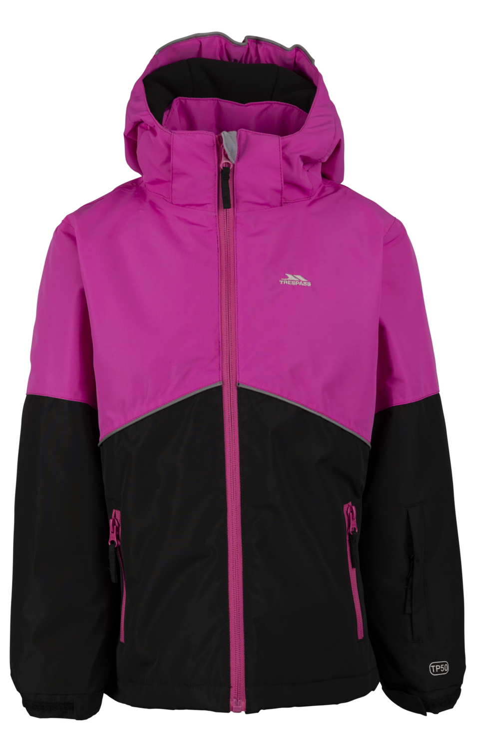 Tresspass PRECISION - KIDS SKI JACKET TP50 - MAGENTA