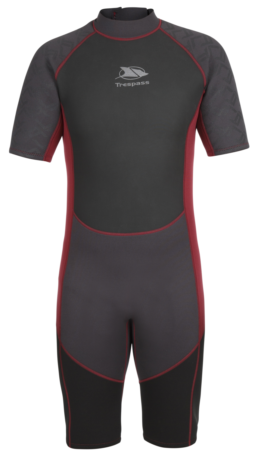 Tresspass ARGON - MALE 3MM SHORT WETSUIT - BLACK