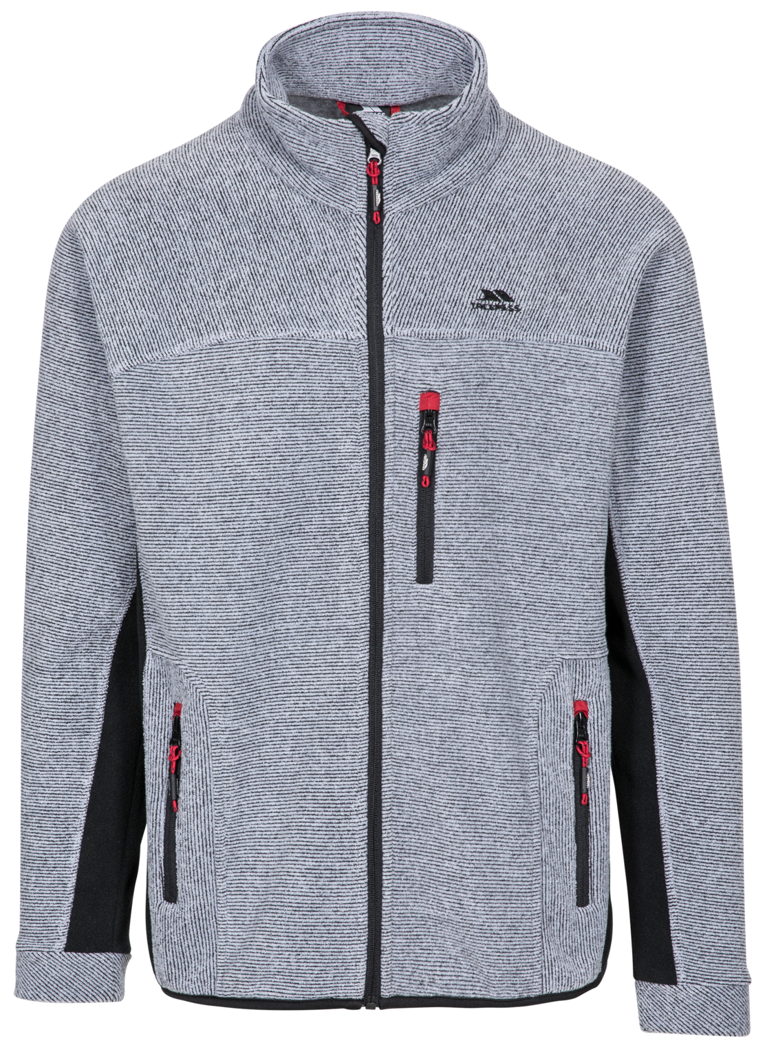 Tresspass JYNX - MALE FLEECE AT300 - PLATINUM STRIPE