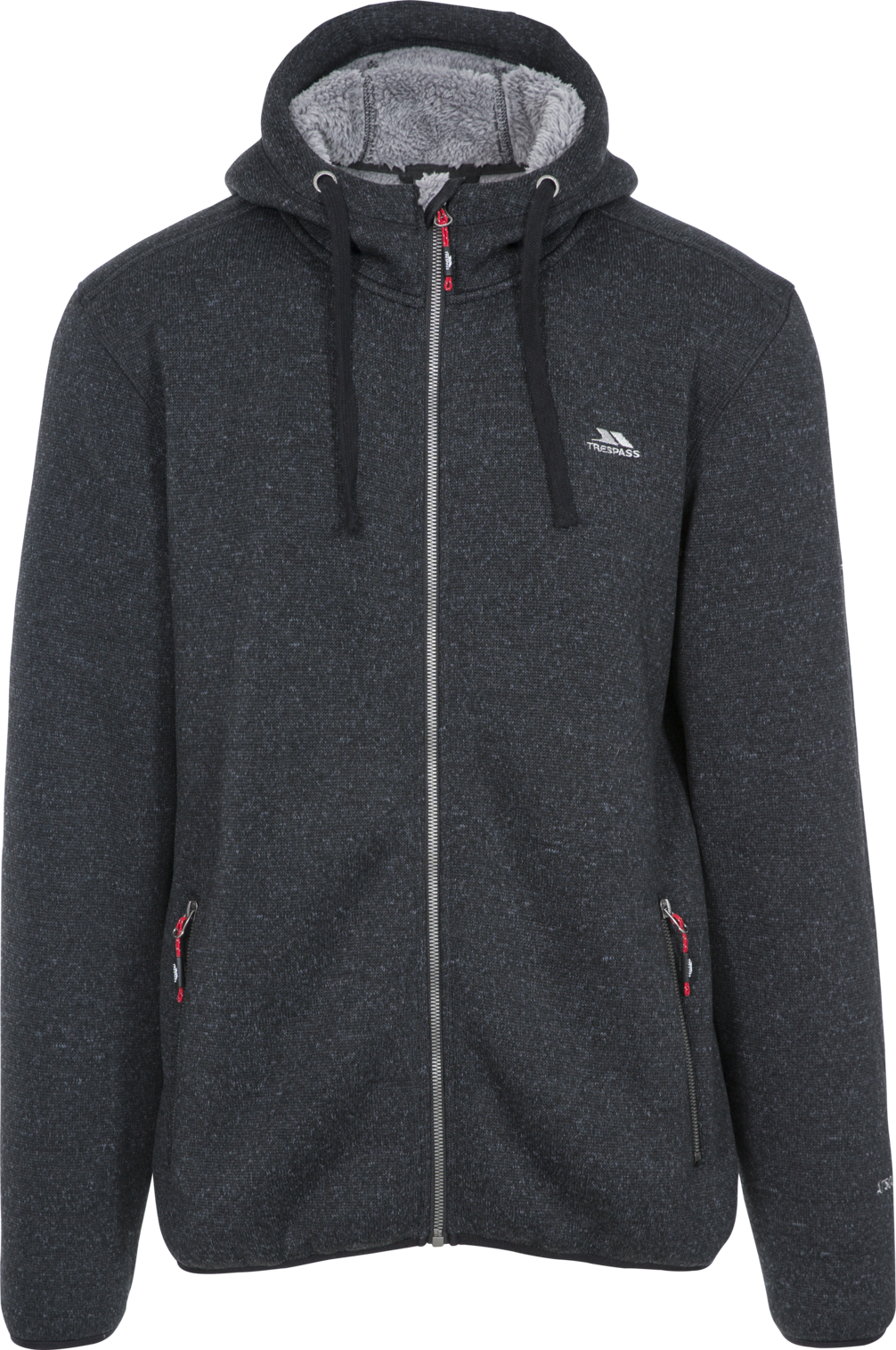 Tresspass TABLEYPIPE - MALE FLEECE AT500 - BLACK MARL