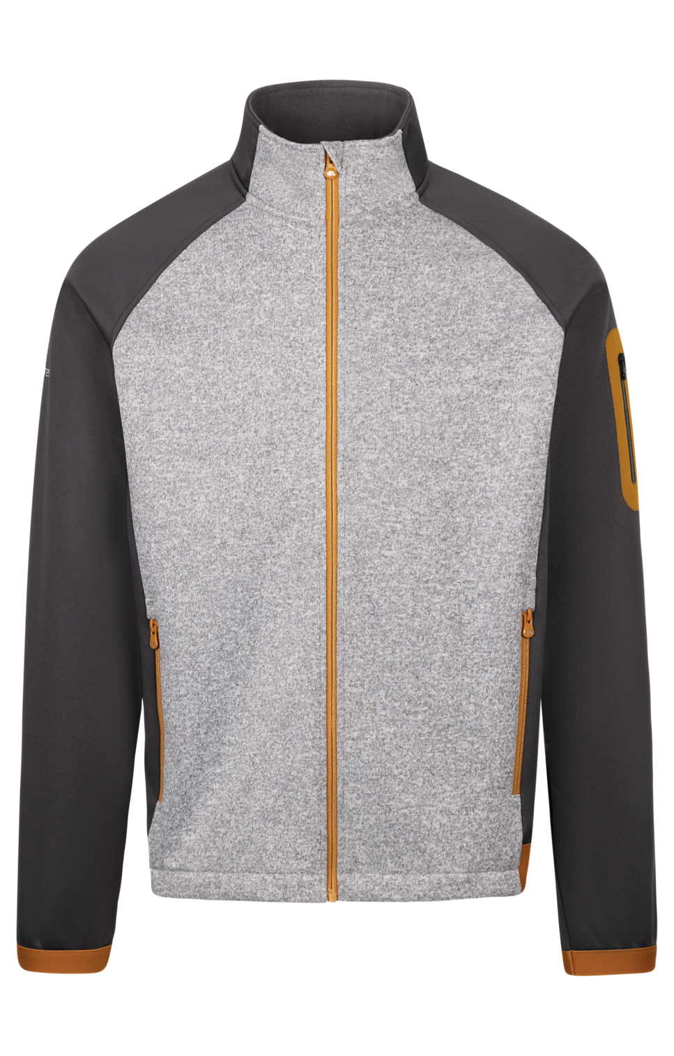 Tresspass FOXEARTH - MALE AT300 FLEECE - GREY MARL