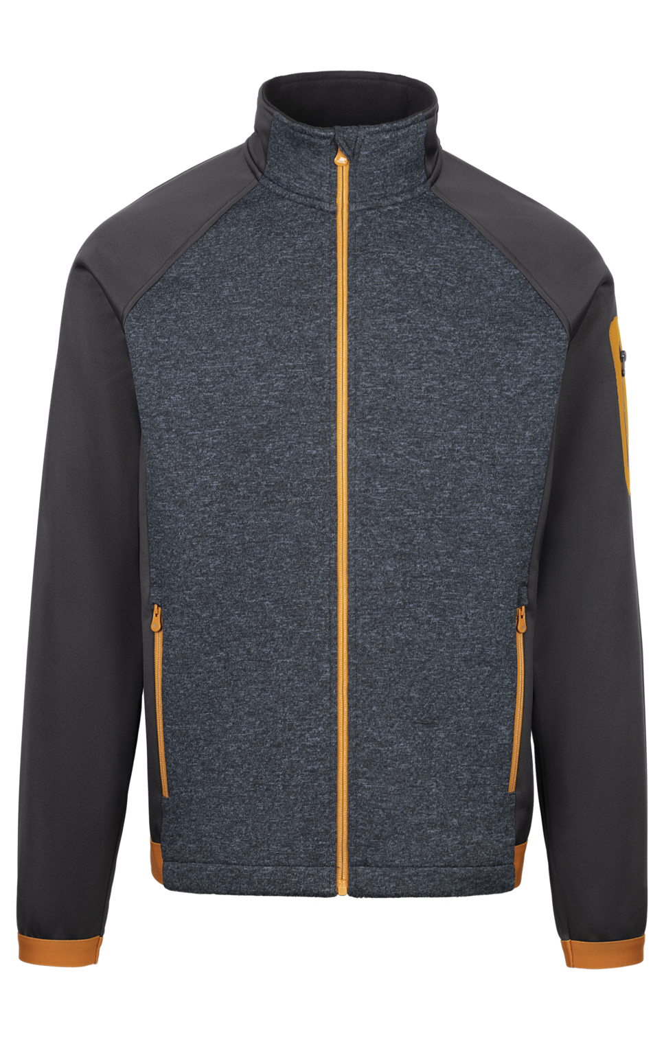 Tresspass FOXEARTH - MALE AT300 FLEECE - NAVY MARL