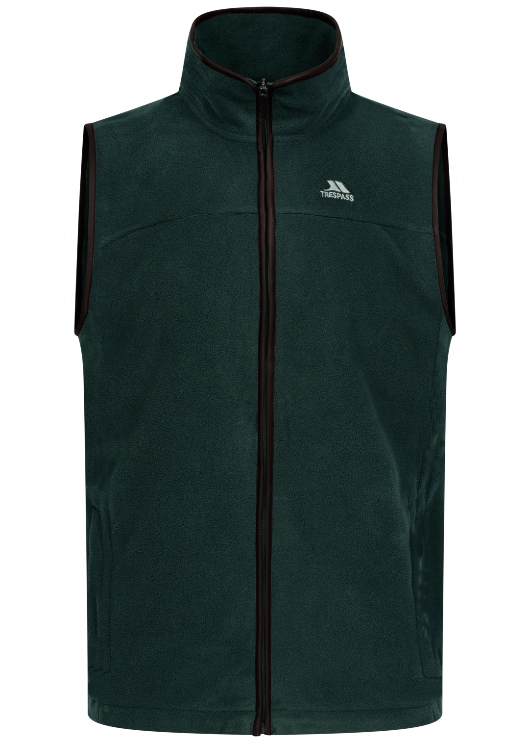 Tresspass BERNARY - MALE FLEECE VEST AT200 - DARK GREEN