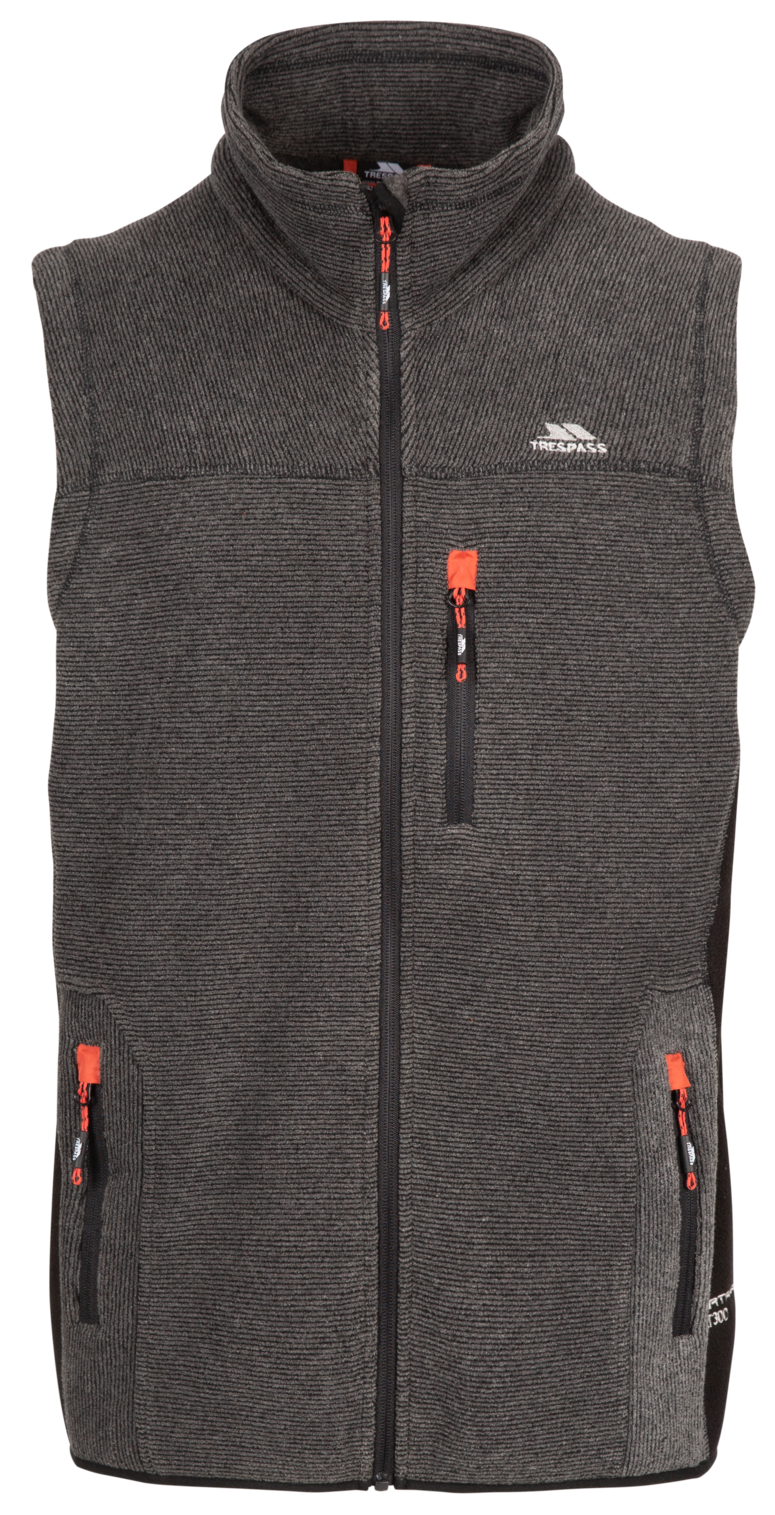 Tresspass JYNXLESS - MALE FLEECE GILET AT300 - BLACK
