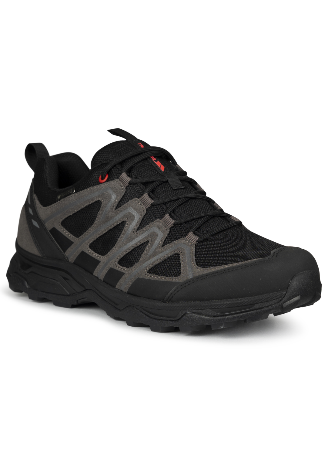 Tresspass CARRAIG - MALE WALKING SHOE - BLACK / GREY