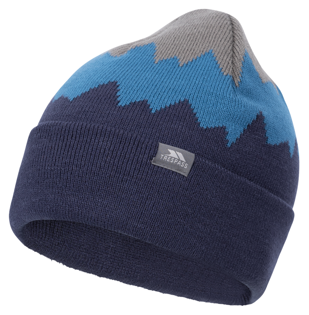 Tresspass COBBLER - MALE HAT - STORM GREY/BONDI BLUE/NAVY