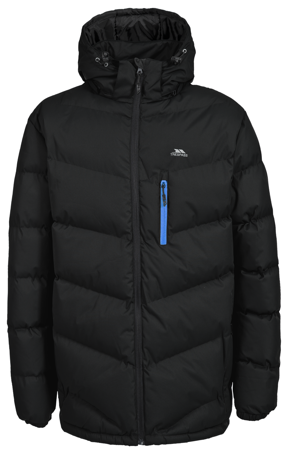 Tresspass BLUSTERY - MALE PADDED JKT - BLACK