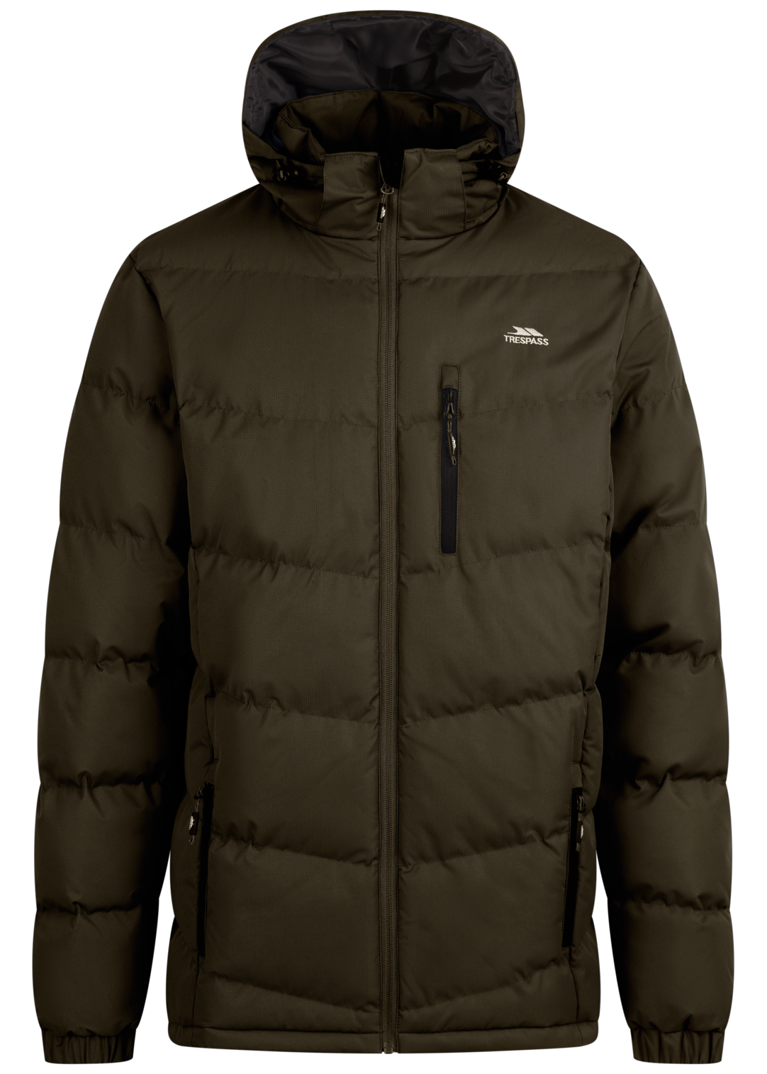 Tresspass BLUSTERY - MALE PADDED JKT - DARK VINE