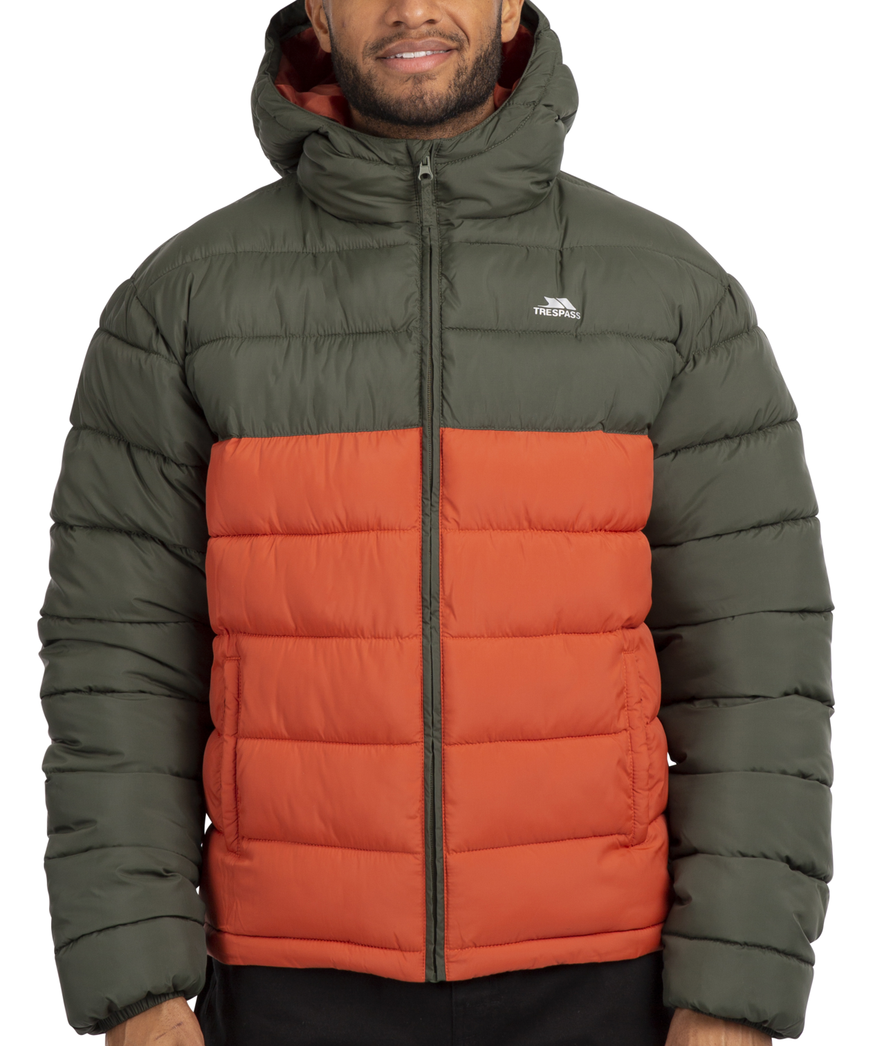 Tresspass OSKAR - MALE PADDED JKT - IVY