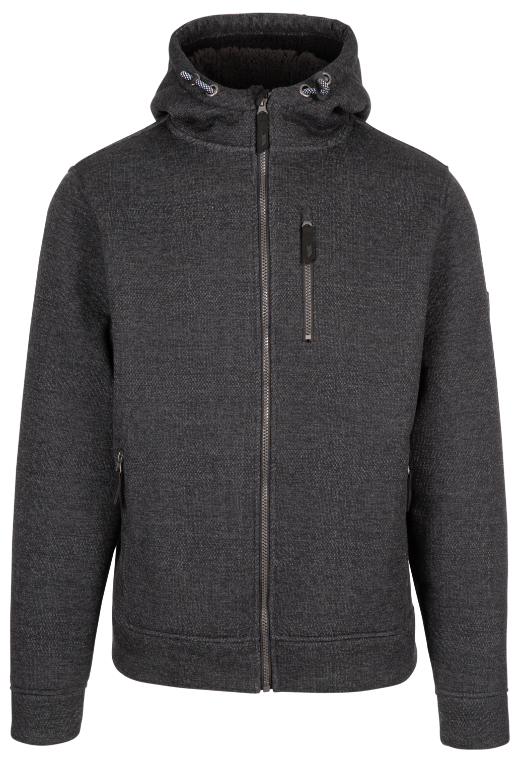 Tresspass TRUTHER - MALE CASUAL JKT - BLACK MARL
