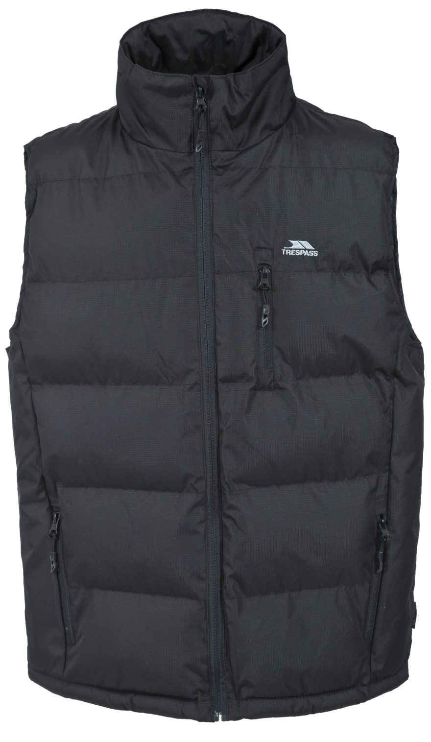 Tresspass CLASP - MALE PADDED GILET - BLACK