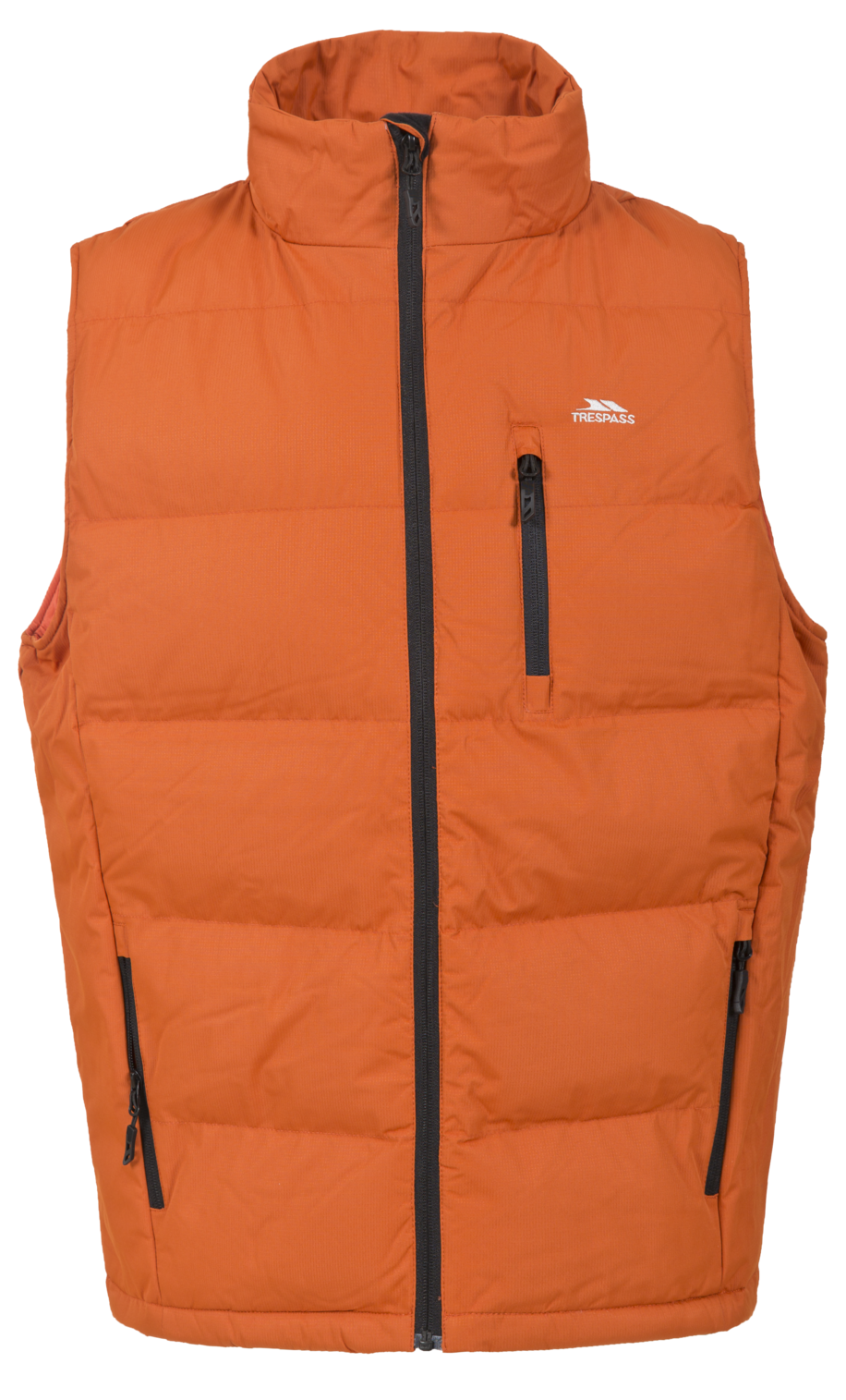 Tresspass CLASP - MALE PADDED GILET - BURNT ORANGE