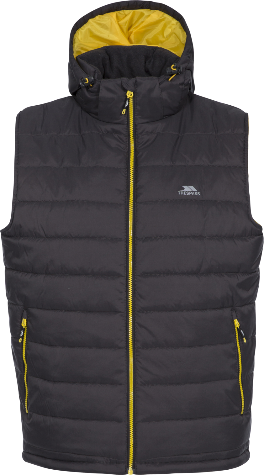 Tresspass FRANKLYN - MALE PADDED GILET - DARK GREY