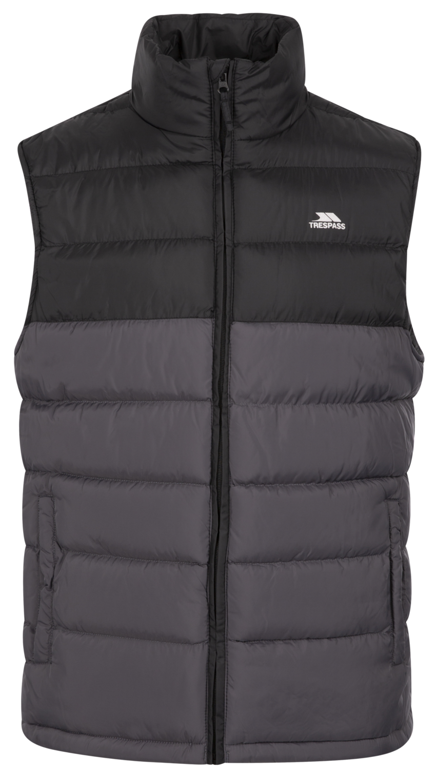 Tresspass OSKAR GILET - MALE GILET - BLACK