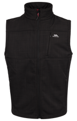 Tresspass BARO B - MALE SOFSHELL GILET TP50 - BLACK MARL