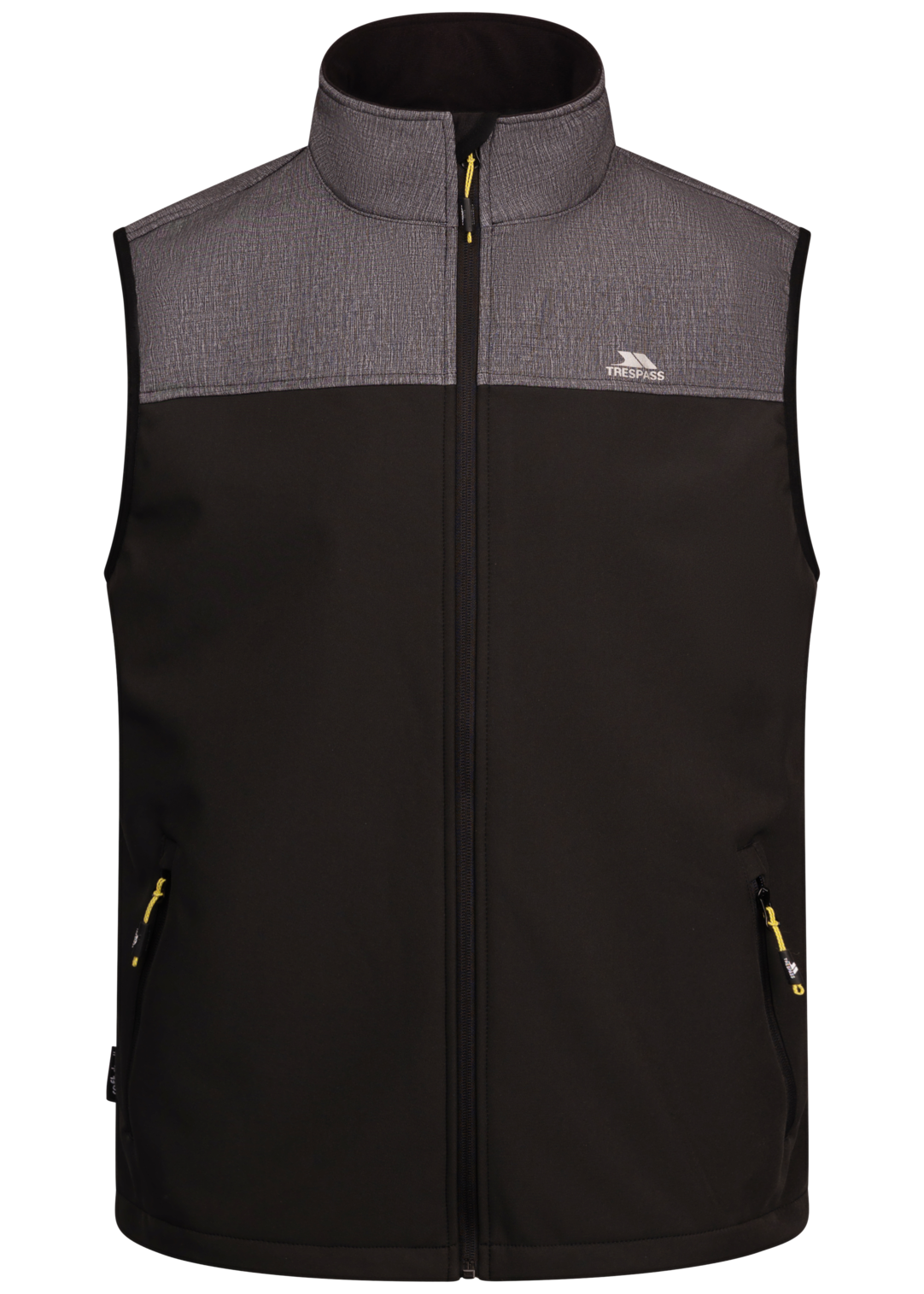 Tresspass ABBOTT GILET - MALE SOFTSHELL GILET - DARK GREY MARL