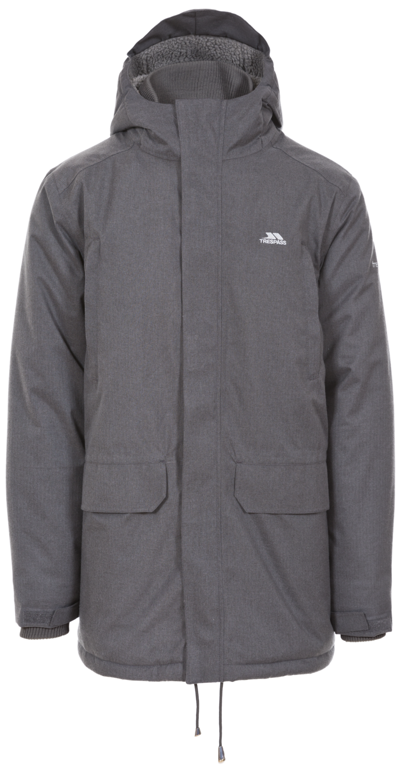 Tresspass GLOVER - MALE JKT - DARK GREY MARL