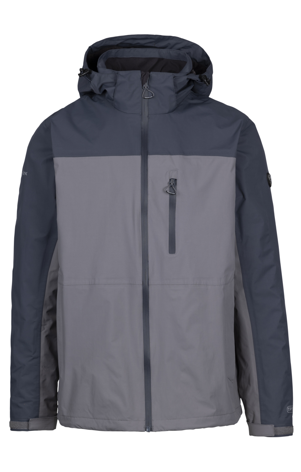 Tresspass CURBRIDGE - MALE RAIN JACKET - STORM GREY