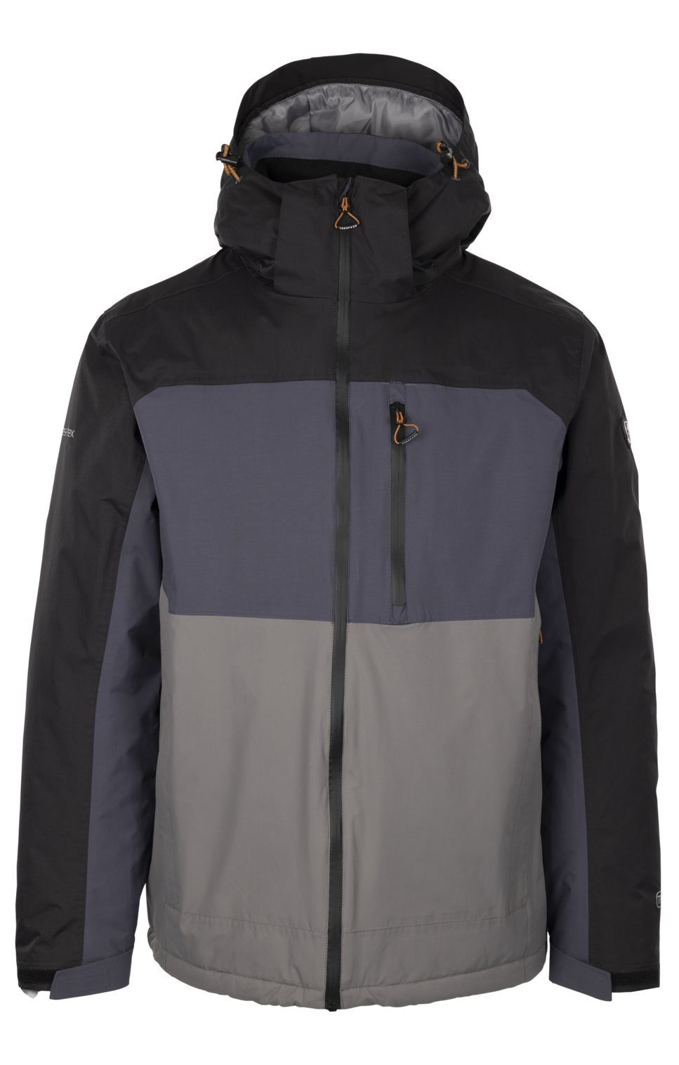 Tresspass DULVERTON - MALE PADDED JKT - BLACK