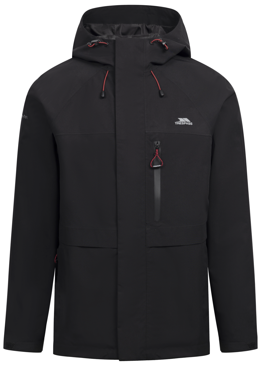 Tresspass CARNISH - MALE RAIN JACKET - BLACK