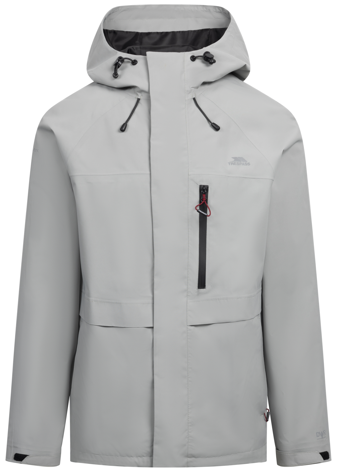 Tresspass CARNISH - MALE RAIN JACKET - GREYSTONE