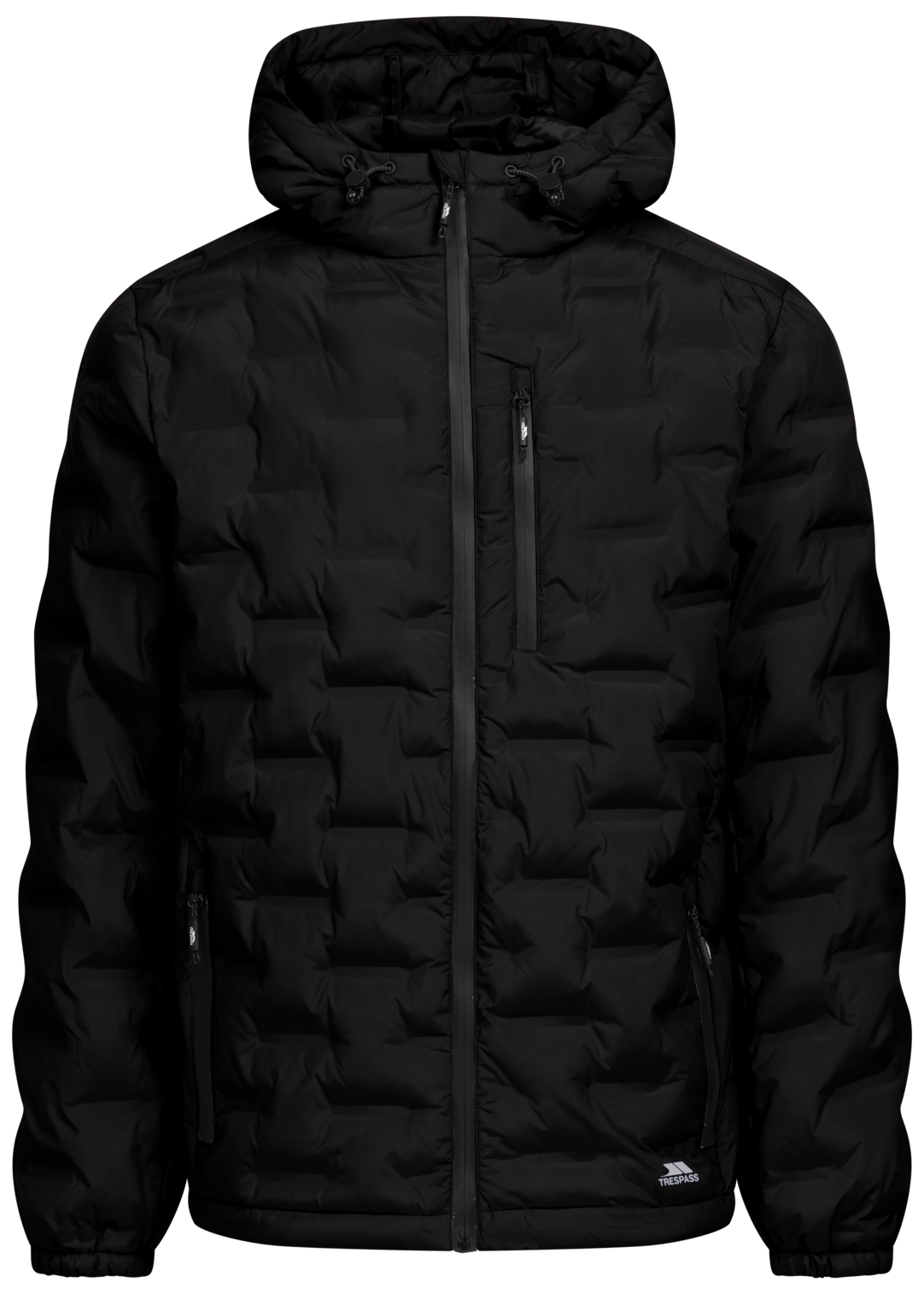 Tresspass JAYMES - MALE RAIN JACKET - BLACK