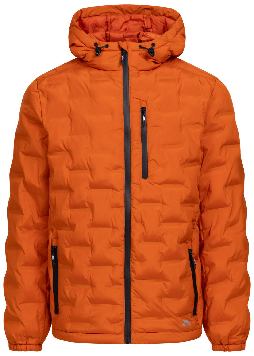 Tresspass JAYMES - MALE RAIN JACKET - ORANGE SPICE