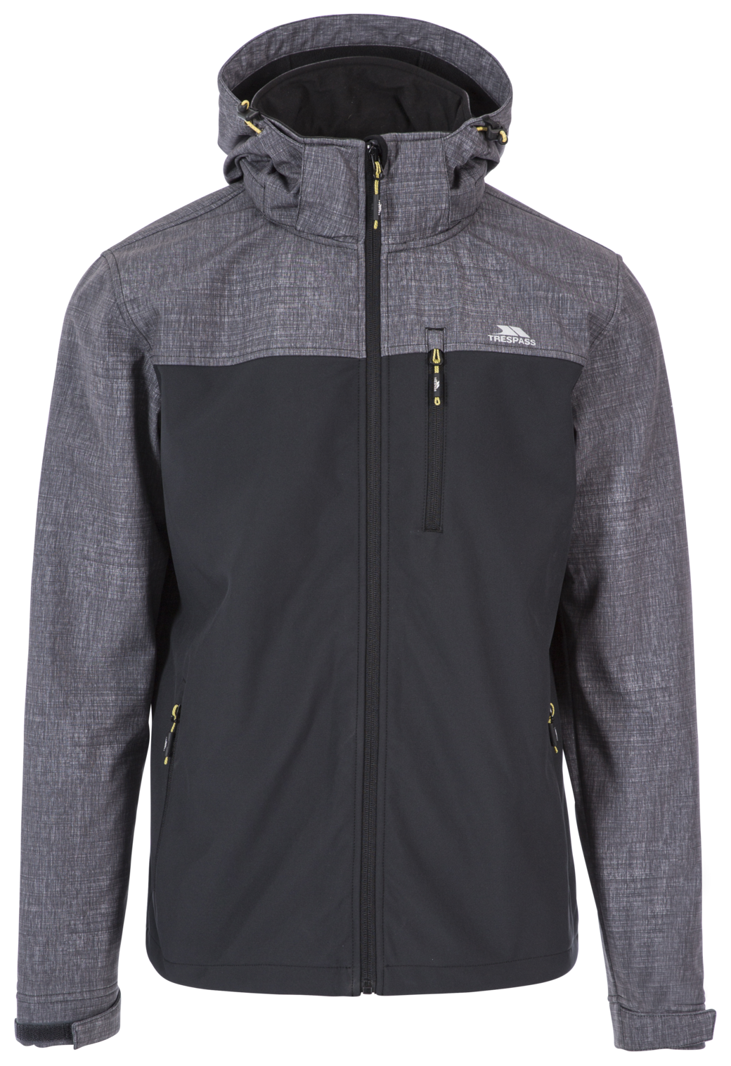 Tresspass ABBOTT - MALE SOFTSHELL - DARK GREY MARL
