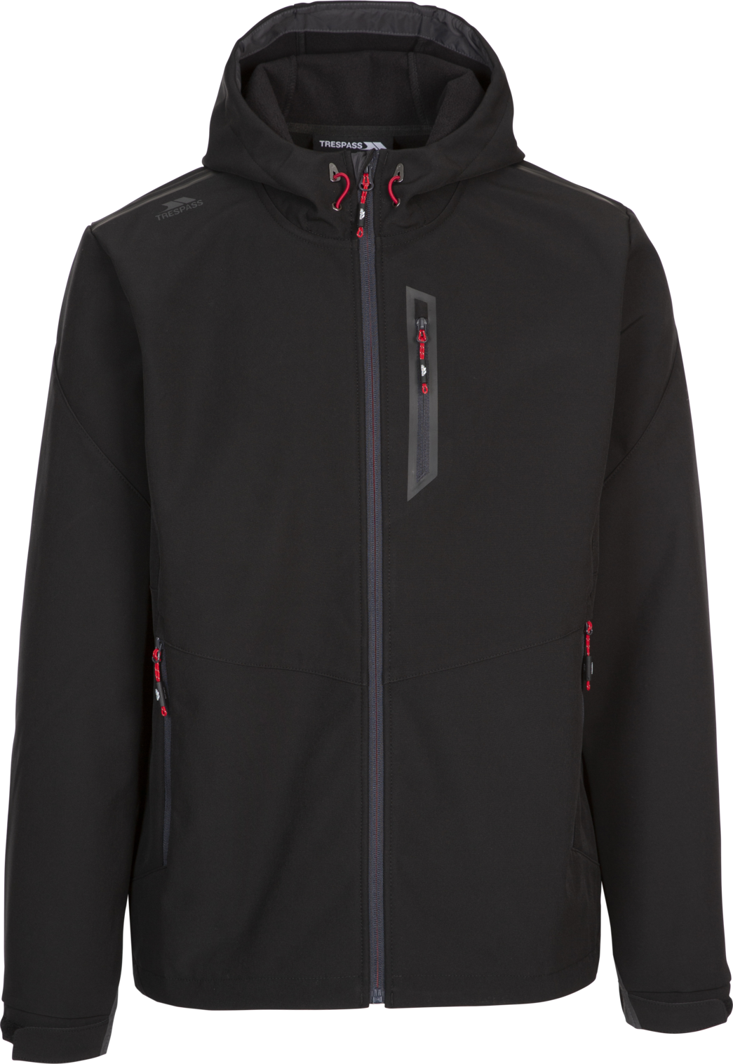 Tresspass MARLON C - MALE SOFTSHELL JKT - BLACK