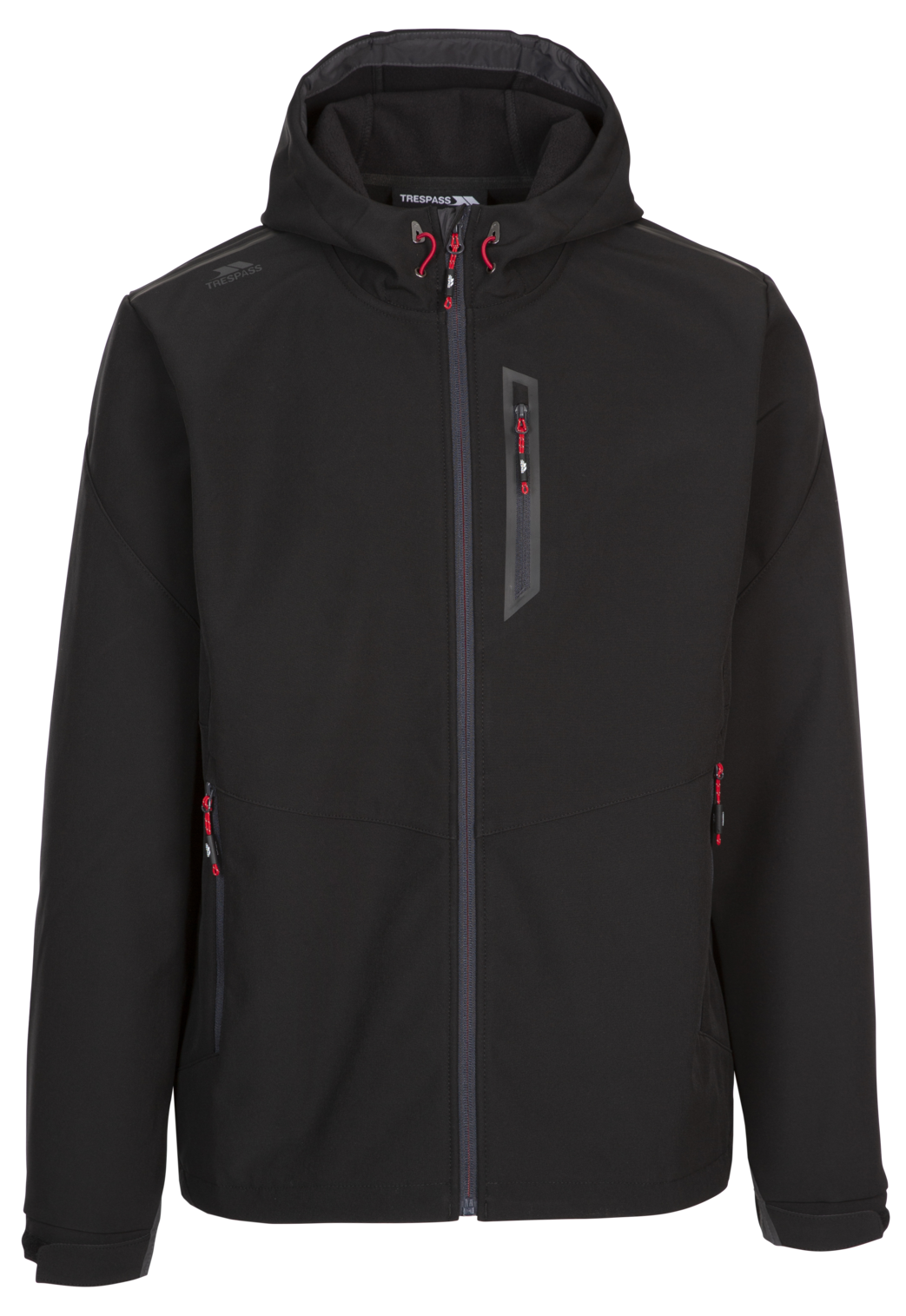 Tresspass MARLON B - MALE SOFTSHELL JKT - BLACK