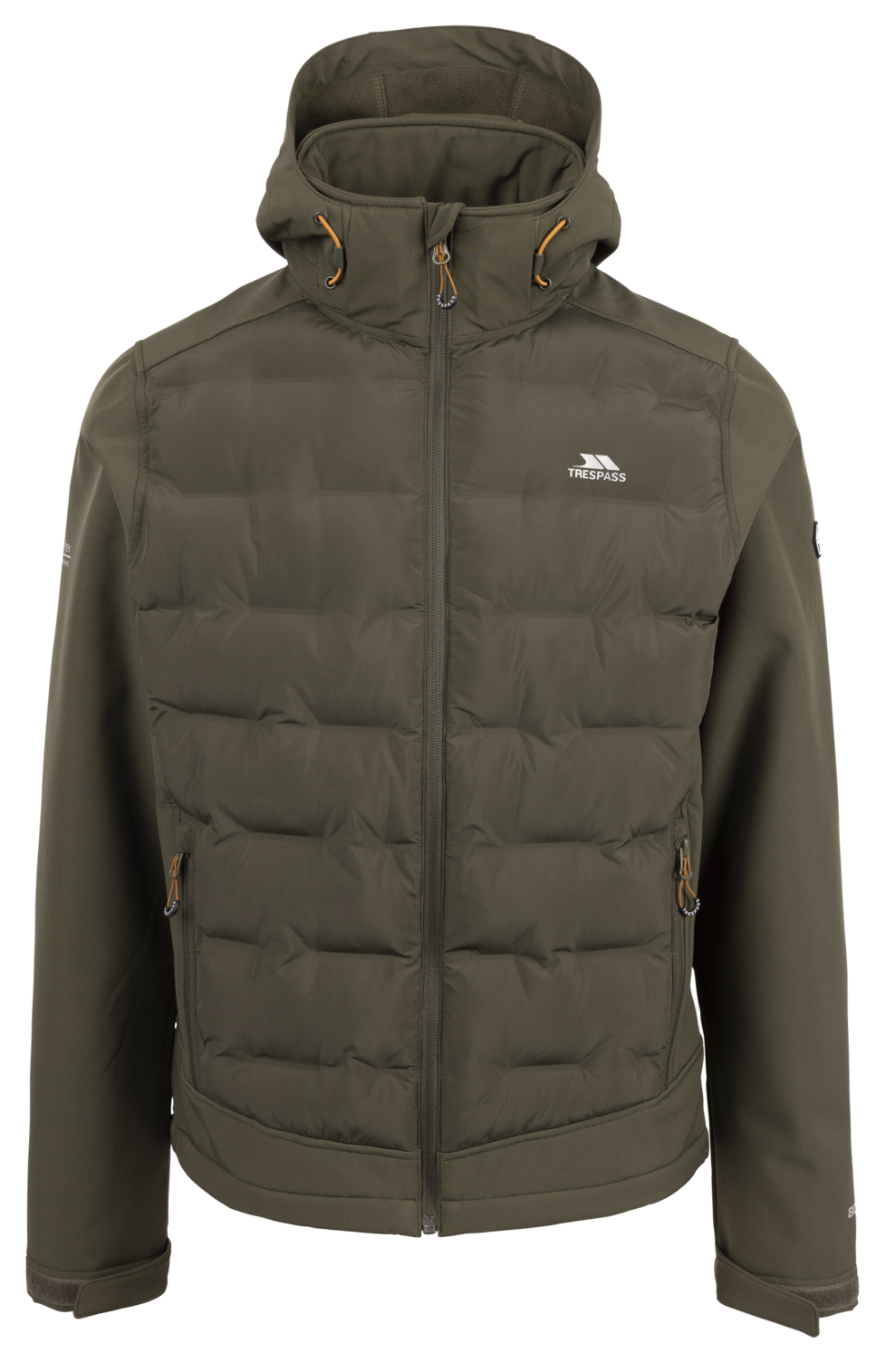 Tresspass ALWERO - MALE HYBRID SOFTSHELL JKT TP75 - DARK VINE